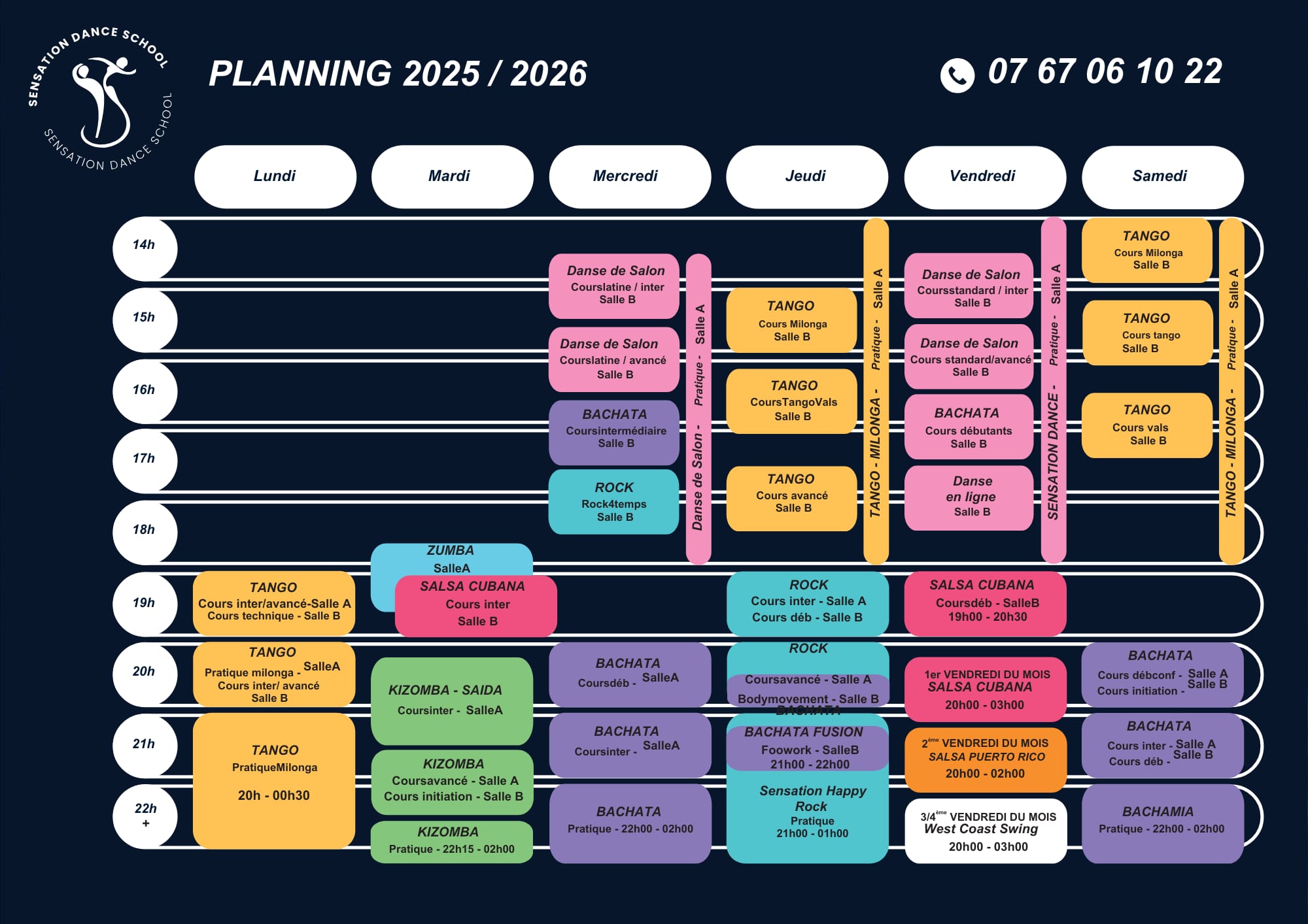 planning Sensation Dance School